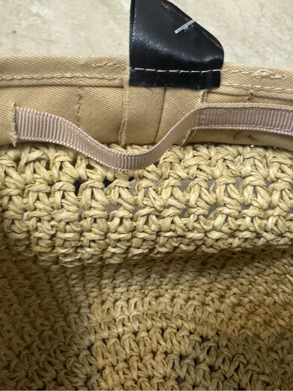 Anthropologie Straw Bucket Hat - Picture 6 of 9